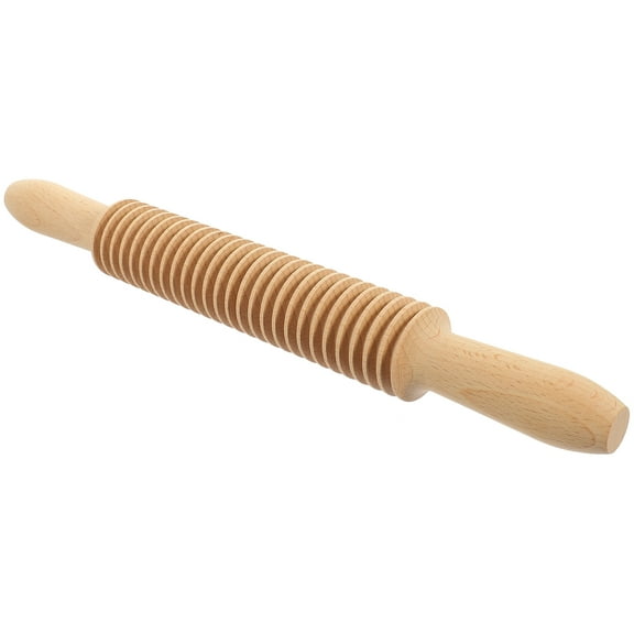 WHAMVOX Noodle Cutter for Homemade Noodles 1Pack Spaghetti Pasta Cutter and Cylindrical Wood Rolling Pin