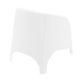 thumbnail image 2 of Compamia Aruba Resin Wickerlook Patio Chair in White, 2 of 12