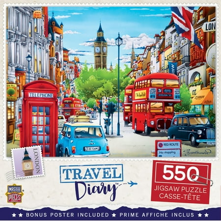 UPC: 0705988319730 | MasterPieces 550 Piece Jigsaw Puzzle for Adults – London – 18 x24