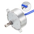 thumbnail image 4 of Uxcell Synchronous Motor AC 100-127V 10-12RPM 50-60Hz CCW/CW 4W Gear Motor, 4 of 5