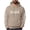 Khaki, variant on Retro Punk 3D printing Hooded Sweaters, American Gothic Fashion Hoodies for Men and Women Sweatshirts. (White, XS)