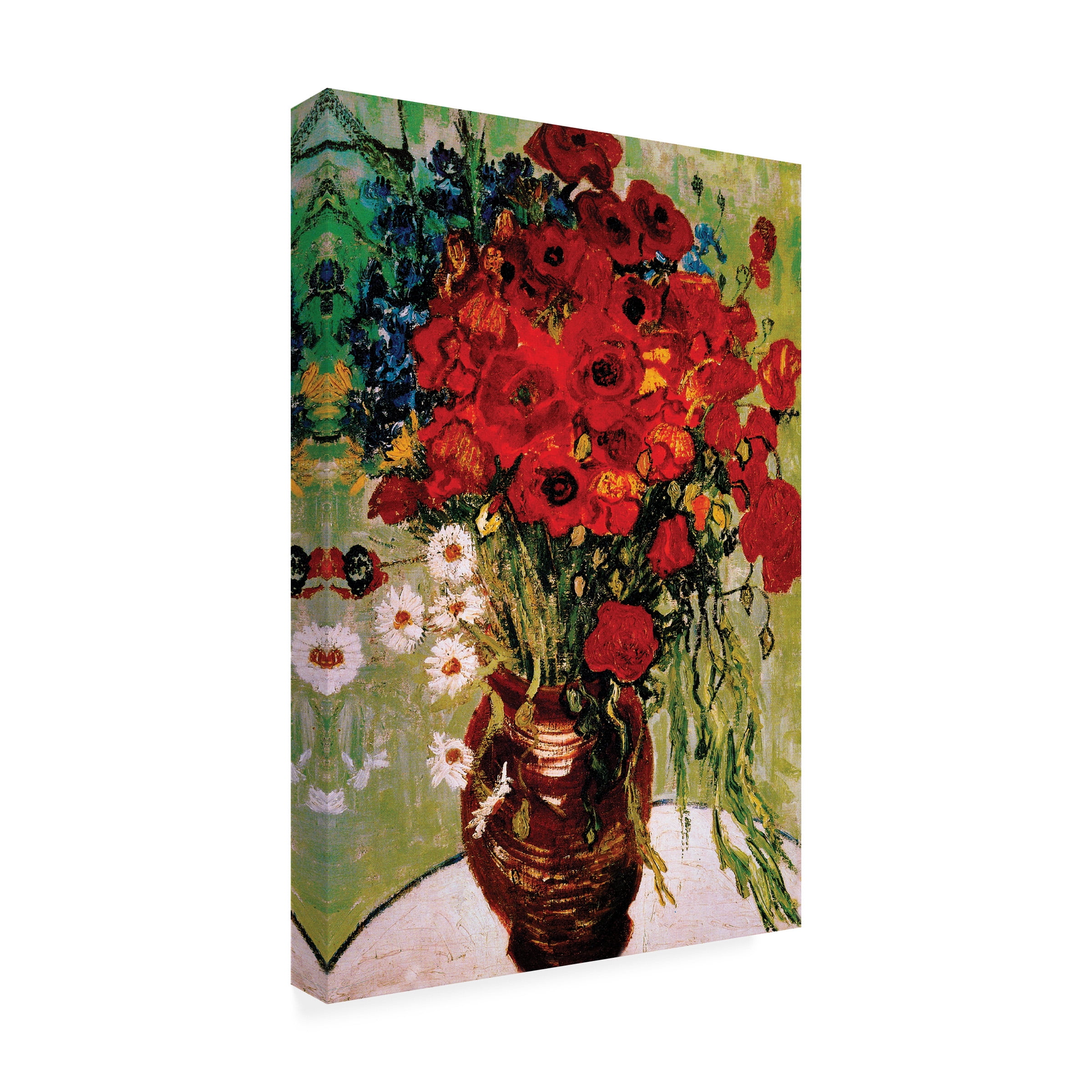 Vincent van Gogh 'Daisie & Poppies' Outdoor All-Weather Wall Decor