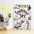 thumbnail image 6 of FMSHPON Dinosaurs Clipboard Hardboard Wood Nursing Clip Board and Pull for Standard A4 Letter 13x9 inches, 6 of 7