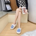 thumbnail image 6 of YAZI smiley face slippers for women indoor and outdoor menfluffy cute, 6 of 14