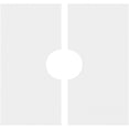 thumbnail image 4 of 16"OD x 4"ID x 5 1/2"C x 1"P Rubik Architectural Grade PVC Contemporary Ceiling Medallion, Two Piece, 4 of 11