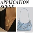 thumbnail image 5 of 12pcs Shell Locket Charms 3 Colors Photo Frame Charm Memorial Collection Charm Brass Locket Charms Pendants for DIY Summer DIY Necklace Jewelry Bracelet Jewelry Keychain Making, 5 of 5