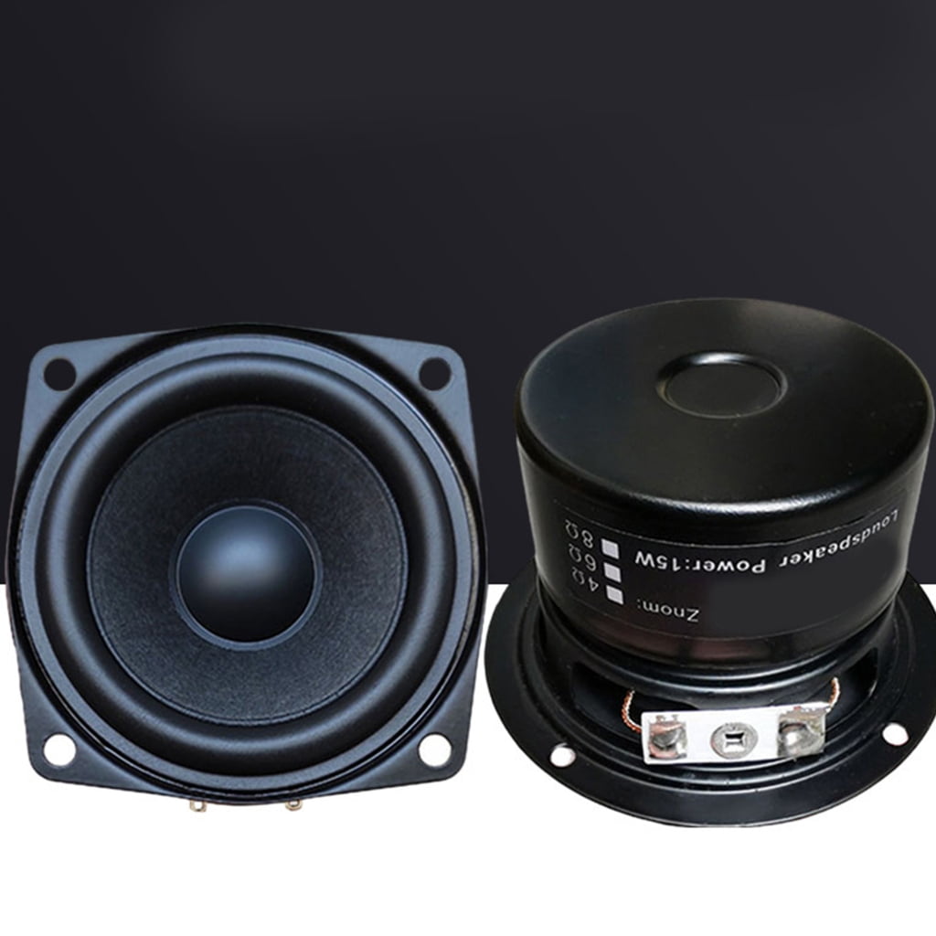 2.5Inch Subwoofer 15W 4Ohm Metal Horn Subwoofer for Small Home Amplifiers and Audiophiles Sound Claritys Loudspeaker