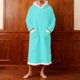 thumbnail image 1 of Batas de hombre de forro polar sólido informal con capucha y bolsillo, jersey de manga larga, bata de baño, bata de noche, pijama de poliéster para hombre, 1 of 3