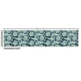 thumbnail image 3 of Ambesonne Ethnic Fabric by the Yard Upholstery, Oriental Folkore Flowers, 1 Yard, Pale Blue Dark Teal, 3 of 5
