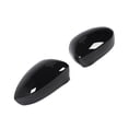 thumbnail image 3 of 2 Pcs Door Side Rearview Mirror Cover Cap Left Right Wing Mirror Cover Replacement for Fiat 500 2007 to 2020 Glossy Black, 3 of 5