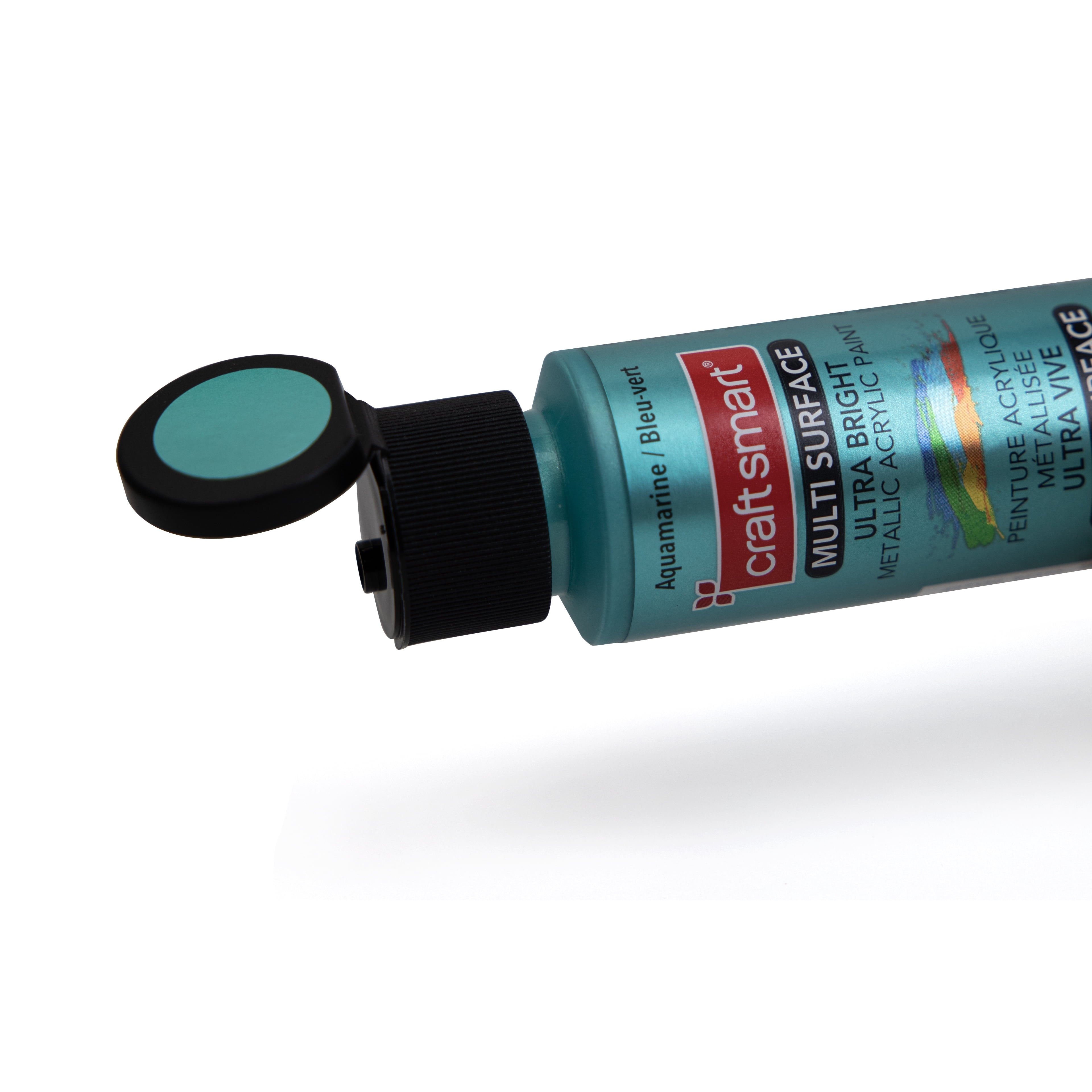 Craft Smart Aquamarine Multi-Surface Premium Ultra Bright Metallic Paint - High-Sheen Finish for Art, Crafts & Decor Projects, 9 Pack