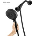thumbnail image 4 of Brondell Nebia Magnetic Shower Head with Handheld Spray Combo, Yuba NE80, Halonetic Adjustable High-Pressure Showerhead, 5- Setting, Precision Nozzle, Matte Black, 4 of 12