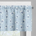 thumbnail image 5 of Ambesonne Cartoon Valance & Curtain, Teddy Bears with Hearts, 55"x30", Cadet Blue Pale Blue, 5 of 6