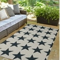 thumbnail image 3 of 3' x 5' Simply Daisy Stars Americana Chenille Area Rug, Blue, 3 of 4