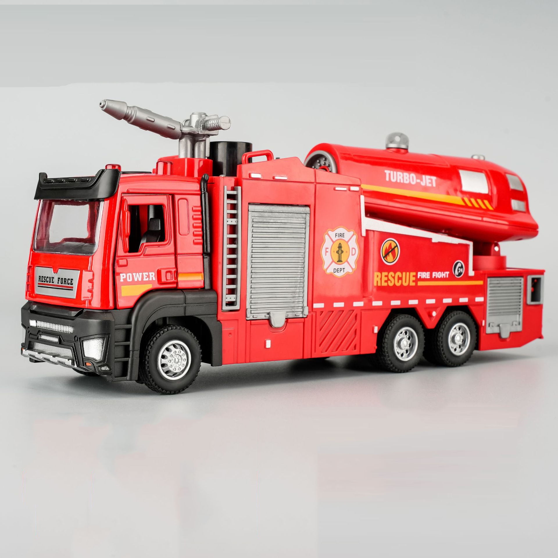Keenso Camion de pompier jouet, télécommande fil, simulation véhicule avec lumières et musique Keenso Camion de pompier jouet, télécommande fil, simulation véhicule avec lumières et musique