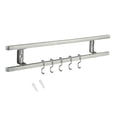 thumbnail image 3 of Matsuzay Soporte para rebanadora montado en la pared, estante de almacenamiento de cocina de doble barra para espátula, utensilio para raspador Organizadores de utensilios de cocina, 3 of 6