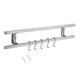 thumbnail image 1 of sweethay Soporte para rebanadora montado en la pared, estante de almacenamiento de cocina de doble barra para espátula, utensilio para raspador Organizadores de utensilios de cocina sweethay HA000386-00B, 1 of 6