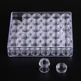 thumbnail image 1 of conteneurs De Stockage De Perle En Plastique Clair Set Avec 30 Pices Bocaux De Stockage Accessoire De Peinture De Diamant Bouteilles Transparentes, 1 of 5