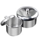 thumbnail image 5 of Nail Art Equipment Cup Bowl Acero inoxidable Acrílico Líquido en polvo Cup Acero inoxidable Nail Art Powder Holder Contenedor con tapa para Nail Art Tools MFZFUKR CPB-DE-LYY373, 5 of 5
