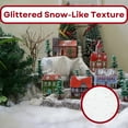thumbnail image 3 of Glittered Winter Soft Decorative White Drape 32x40 Inch for Indoor Home Kitchen Mantle Window Holiday Christmas Trees Backdrop Party Favor Table Xmas Decoration Gift Supplies - 2 count, 3 of 7