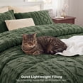 thumbnail image 6 of U by Bedsure Tufted Boho Full Comforter Set, 3 Pieces Farmhouse Shabby Chic Embroidery Bedding Set, Soft Jacquard Bronze Green Comforter for All Seasons, 6 of 10