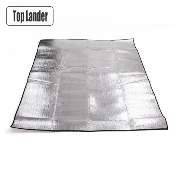 Camping Mat Foam Foil Blanket  Aluminum Insulation Foam Foil Mat Sleeping Pad Thermal Outdoor Tent Footprint Reflecting Heat