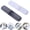 White, variant on Travel Toothbrush Holder Case Portable Storage Box for Camping Bathroom Organization Ventilated Drying Protection