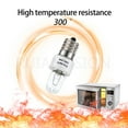 thumbnail image 2 of Ruiandsion Halogen Bulb E14 Base 230V 25W for Microwave Oven Use Heat Resistant 500C Waterproof 3000K Warm White Light,Pack-2, 2 of 9
