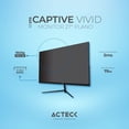 thumbnail image 3 of MONITOR ACTECK CAPTIVE VIVID SP270 27" VGA HDMI 75HZ 5MS AC-935845 Acteck AC9358_845, 3 of 5