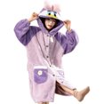 thumbnail image 1 of Bata Para Dormir Mujer Invierno Calientita Capucha Cosplay LOLE  Bata, 1 of 6