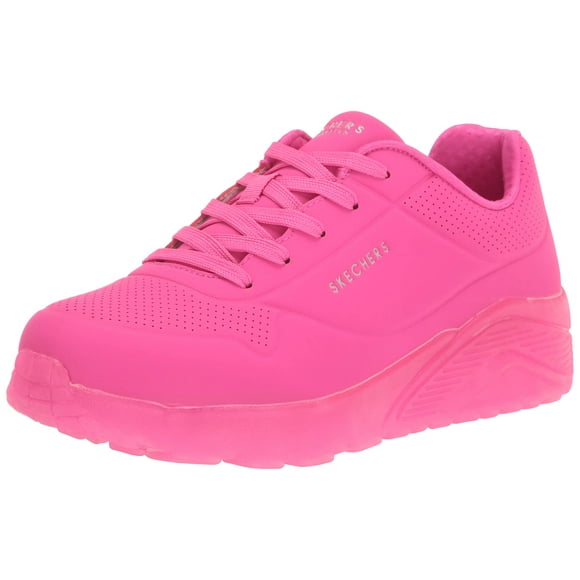 Zapatilla Skechers Uno Ice para niñas, rosa intenso, talla 5.5, para niños grandes