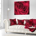 thumbnail image 5 of Designart 18" x 18" Red Polyester Throw Pillow, 5 of 5