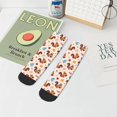 thumbnail image 7 of Pofeuu Forest Squirrel Nuts Print 30cm Socks, Adult Running Hiking Socks for Youth and Adult, 7 of 7