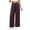 Brown, variant on Gym Pants for Women Loose Fitted Elastic High Waisted Breathable Yoga Pants Athletic Casual Workout Trousers