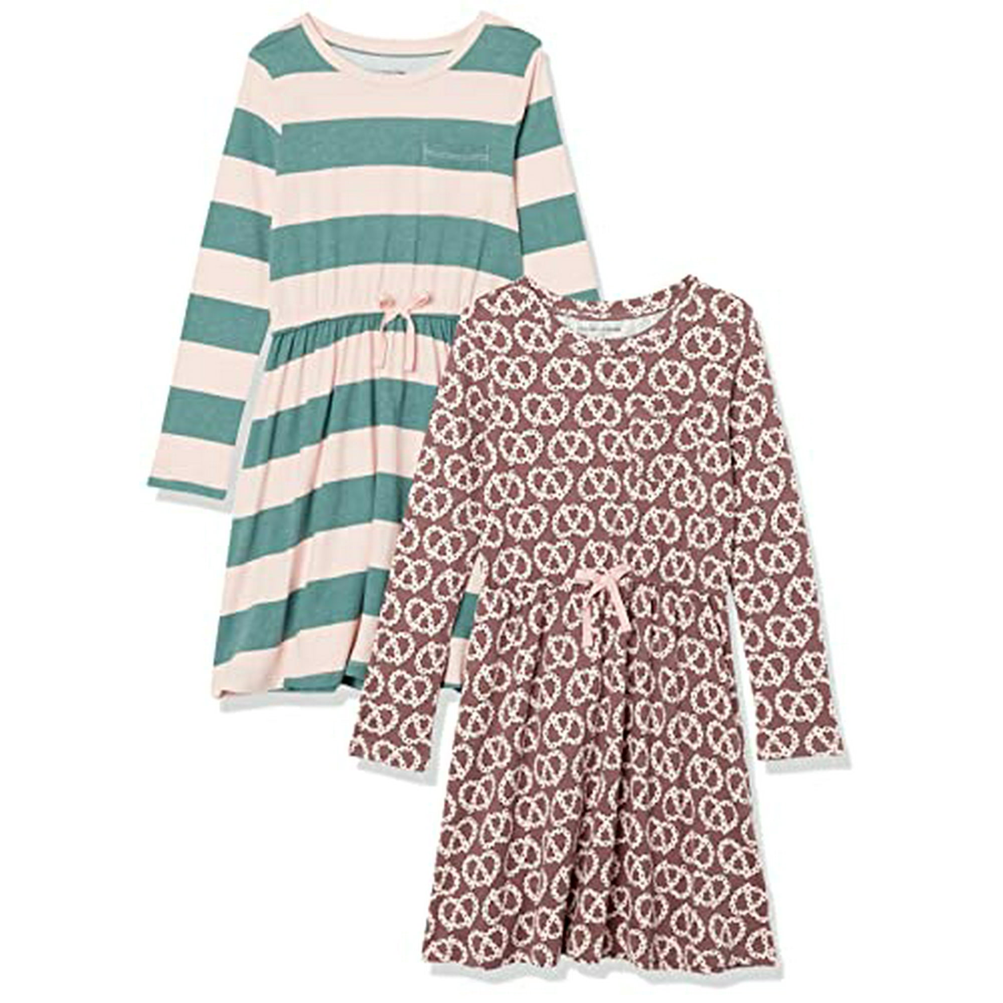 Girls long sleeve jersey dress online
