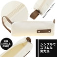 thumbnail image 3 of Unique Bargains Pen Case Canvas Pouch Simple Stationery Bag Beige, 3 of 6
