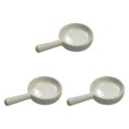 thumbnail image 1 of Juego de 3 portavelas de cerámica para té, decoración del hogar, candelabro multiusos Blanco, 1 of 9