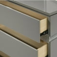 thumbnail image 5 of New Classic Furniture Paradox Glam Wood 6-Drawer Dresser in Gray, 5 of 7