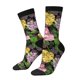 thumbnail image 1 of Fotbe Colorful Roses Calcetas Largas con Estampado para Hombre y Mujer – Calcetas de Compresión Transpirables y Elásticas, Viajar y Uso Diario Talla 5-11, 1 of 6