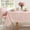 Pink Floral, variant on Spring Floral Oval Tablecloth 54x72in, Waterproof Washable Farmhouse Flower Table Cover for Indoor Outdoor Dining
