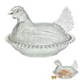 thumbnail image 2 of Retro Plastic Material Chicken Nesting Tray With Lid Large Base Chicken Plastic Bowl Colorful Crystal Jar Suitable For Snacks Desserts Cookies | For Home Kitchen, 2 of 4