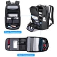 thumbnail image 3 of Mochila de viaje FENRUIEN expandible resistente al agua de 17 pulgadas, 3 of 6