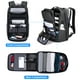 thumbnail image 3 of Mochila de viaje FENRUIEN expandible resistente al agua de 17 pulgadas, 3 of 6
