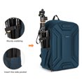 thumbnail image 3 of Mosiso Waterproof Camera Backpack for Canon/Nikon/Sony,15-16 inch DSLR/SLR/Mirrorless Camera Bag Symmetric Geometric Hard Shell with Tripod Holder,Teal Green, 3 of 7