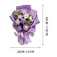 thumbnail image 3 of Ramo de rosas artificiales de punto, producto terminado, flor de hilo de girasol y rosa, flores artificiales hechas a mano, flores artificiales de ganchillo, decoraciones de otoño para el hogar, plant, 3 of 7