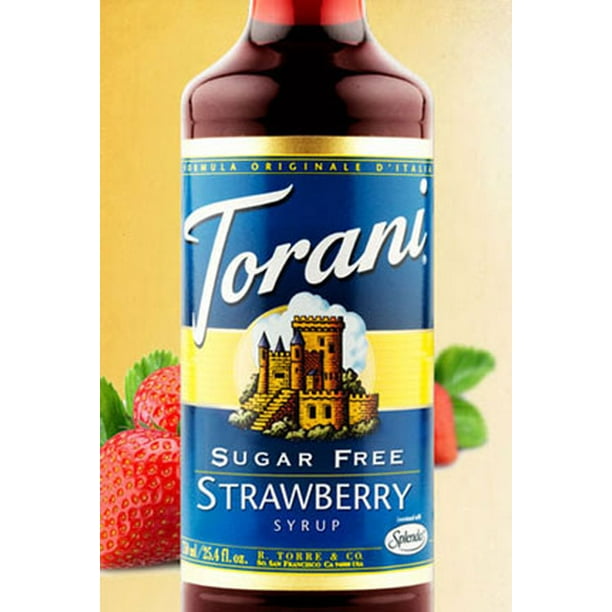 Torani Sugar Free Strawberry Syrup 750ml - Walmart.com - Walmart.com