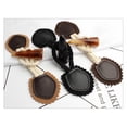 thumbnail image 2 of 4 Pairs Leather Sew-On Toggle Resin Horn Button Closures DIY Sewing Coffee Color, 2 of 7