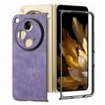 thumbnail image 3 of TECH CIRCLE for OnePlus Open Case,Retro PU Leather Case Slim Fit Lightweight Skin- Friendly All-Inclusive Lens Protection Shockproof Anti-Scratch Case Cover for OnePlus Open 7.82" - Purple, 3 of 10
