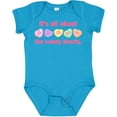 thumbnail image 3 of Inktastic Candy Hearts II Girls Baby Bodysuit, 3 of 5