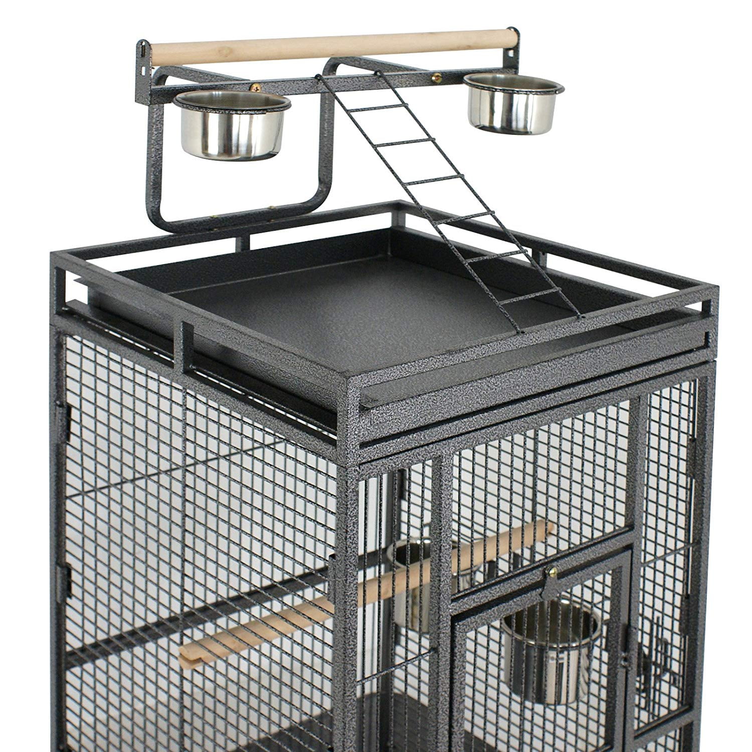 Super Deal 53/61/68 Large Bird Cage Play Top Parrot Chinchilla Cage Macaw Cockatiel Cockatoo Pet House 